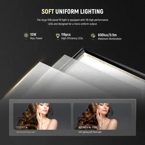 Panel De Luz Led Bicolor Neewer Nl116ai 9 Inch + Mini TriPod