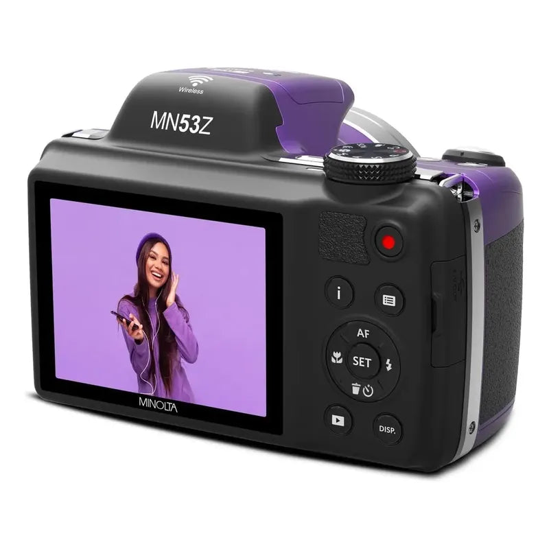 Camara Profesional Minolta Pro Shot Mn53z Hd 1080p 16 Mp