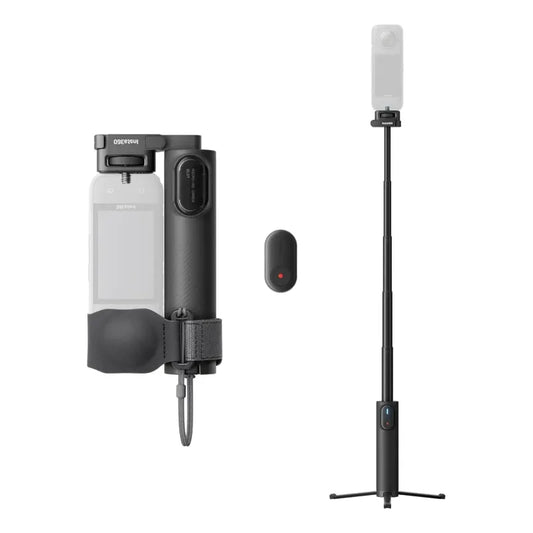 Insta360 TriPod Invisible Plegable 2 En 1 Con Control Remoto Negro