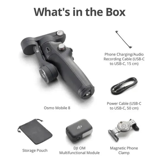 Estabilizador Video Dji Osmo Mobile 8 Gimbal 360 Celulares Negro