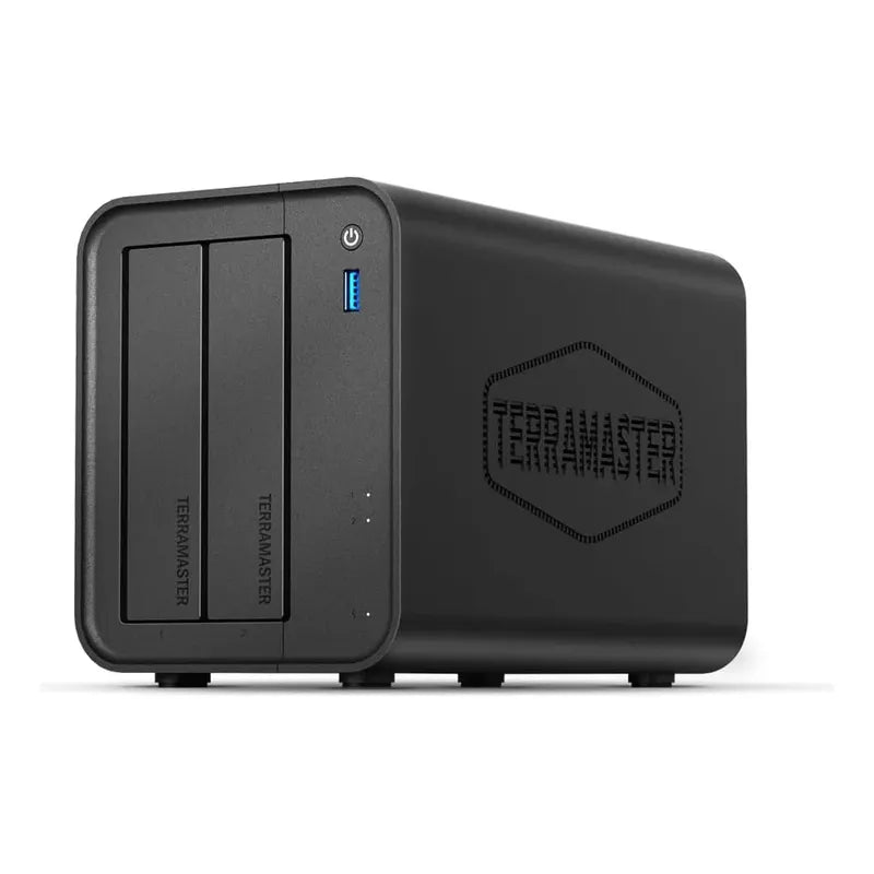 Nas Terramaster F2-425 2-bahia Intel Quad-core Cpu, 4gb Ram