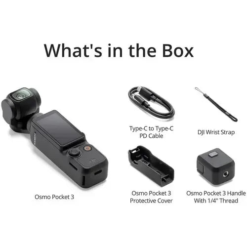 Dji Osmo Pocket 3 Pantalla Giratoria, 4k120, 2.7 Horas Negro
