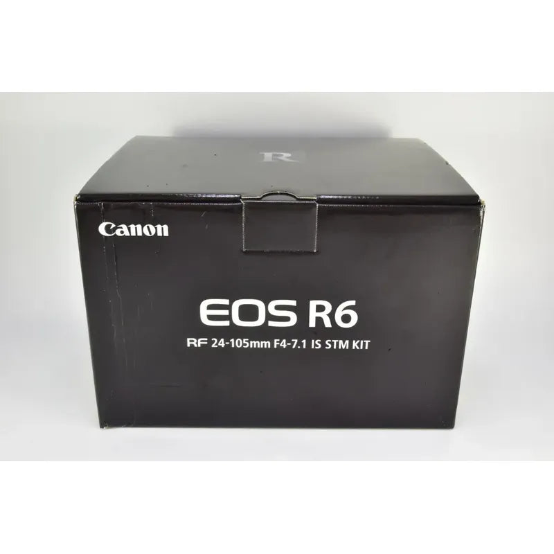 Camara Canon Eos R6 20.1mp+ Rf 24-105mm F/4-7.1 Is Stm Kit Negro