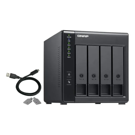 Servidor Qnap Tr-004 Usb Tipo-c 4 Bahías Conect Direct (das)