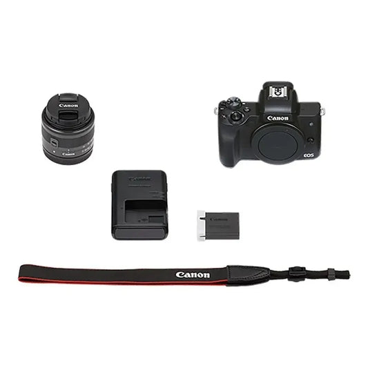Camara Canon Eos M50 Mark Ii 24.1mp + Lente Ef-m15-45 Is Stm