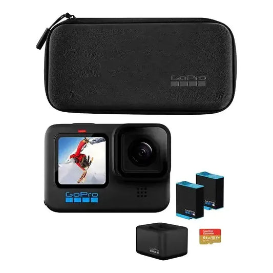 Gopro 10 Black Especial Bundle 5.3k60 23mp Live Streaming Negro