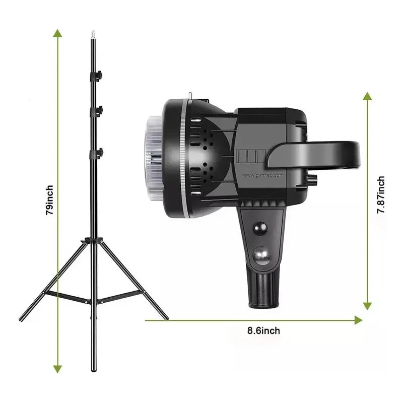 Luz Gvm P80s-ii Led Compacto 5600k Con Alto Cri De 97