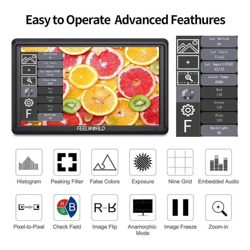 Monitor De Video Para Camaras Dslr Feelworld S55 V3 6 PuLG