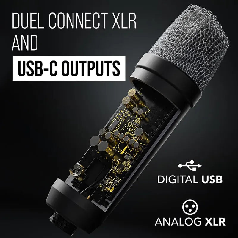 Røde Nt1 5th Gen, Micrófono De Condensador Xlr Y Usb Negro