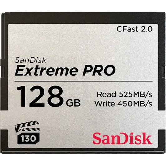 Memoria Sandisk Extreme Pro 128gb Cfast 2.0, 525 Mb/s