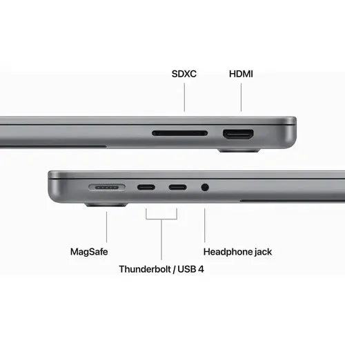 Laptop Apple 14  Macbook M3 Pro 512gb Ssd A2918 Gris Espacial