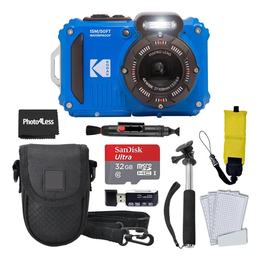 Camara Digital Kodak Pixpro Wpz2 Bundle Pack Azul