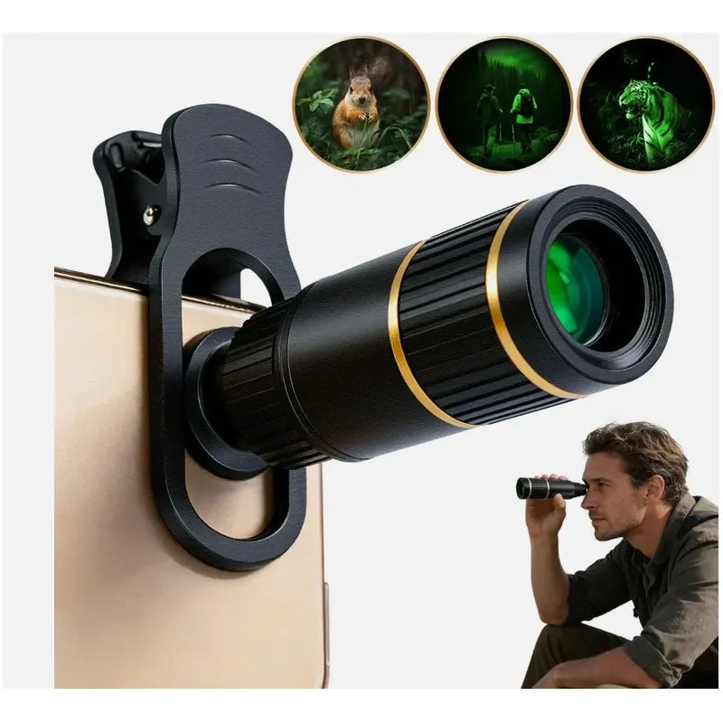 Lente Para Smartphone / iPhone - Zoom 22x Teleobjetivo Hd