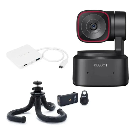 Cámara Web Ptz 4k Obsbot Tiny 2 Lite Con Ia, Cmos+ Bundle P.