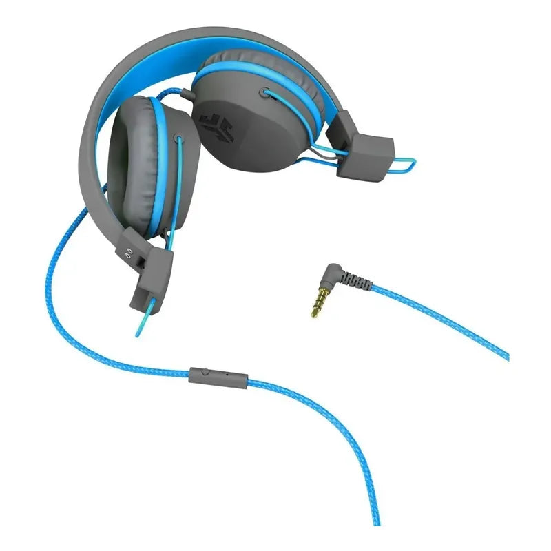 Audifonos Jbuddies Para Niños Con Kid Safe 85db Limite Gris