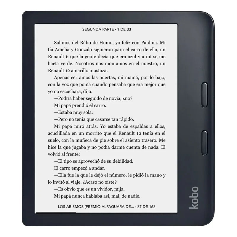 Ebook Kobo Libra 2, 7 Hd, Audiobook 32 Gb Resistente Agua Negro