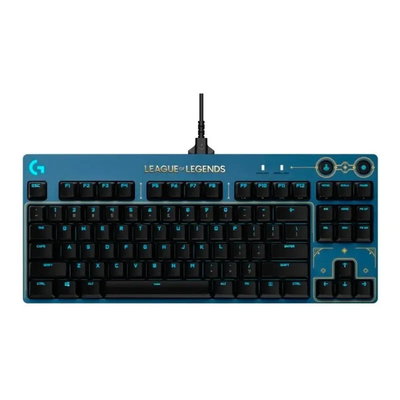 Teclado Logitech Pro, Mecanico Gx Brown, League Of Legends