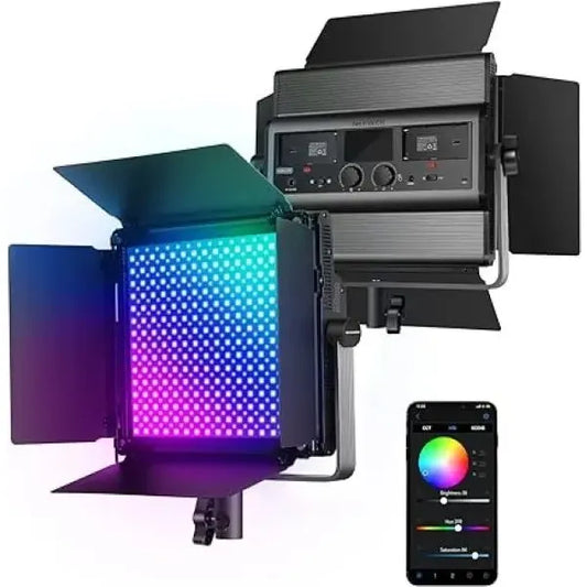 Panel De Luz De Video Led Neewer Rgb1200 Rgb Con Control App
