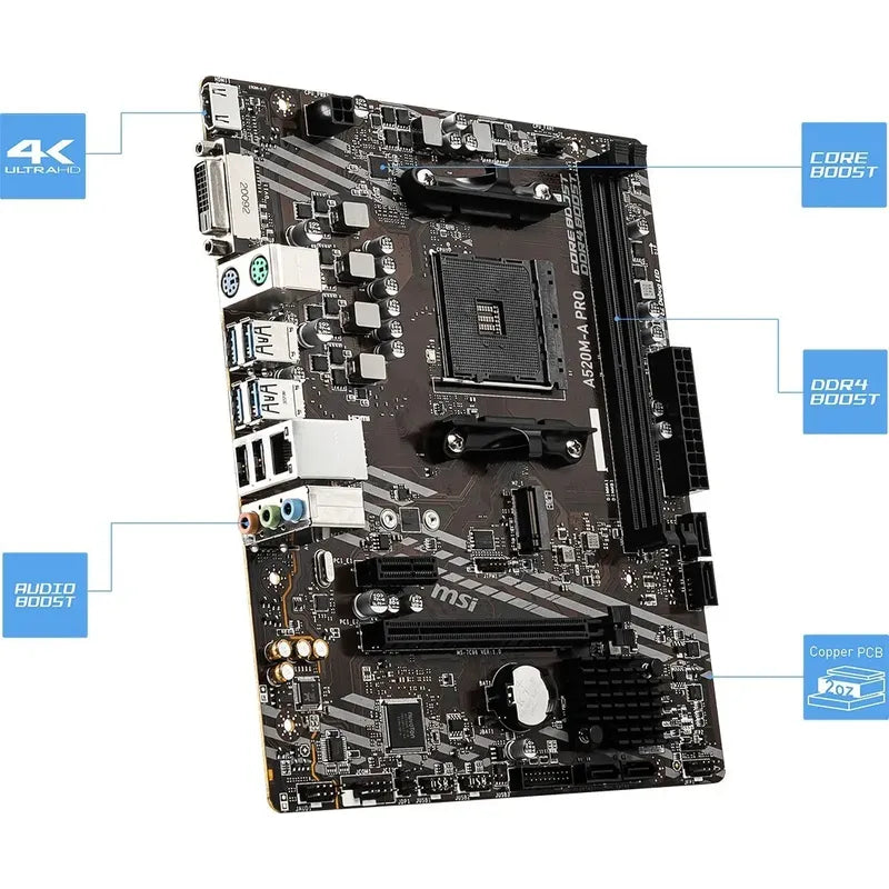 Tarjeta Madre Msi A520m-a Pro