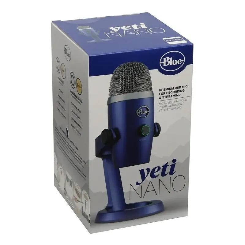 Microfono Blue Yeti Nano Profesional Para Streaming