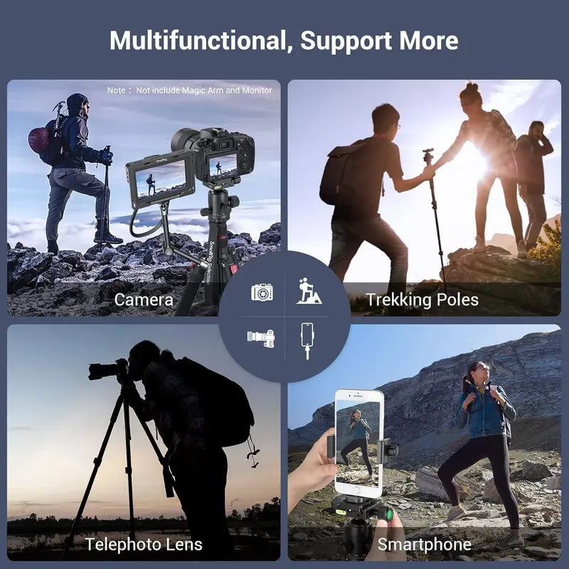 Trípode Para Cámara Smallrig Ct-20, Trípode Y Monopie Plegab