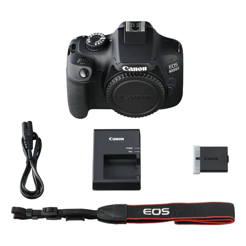 Camara Canon Eos 4000d/t100