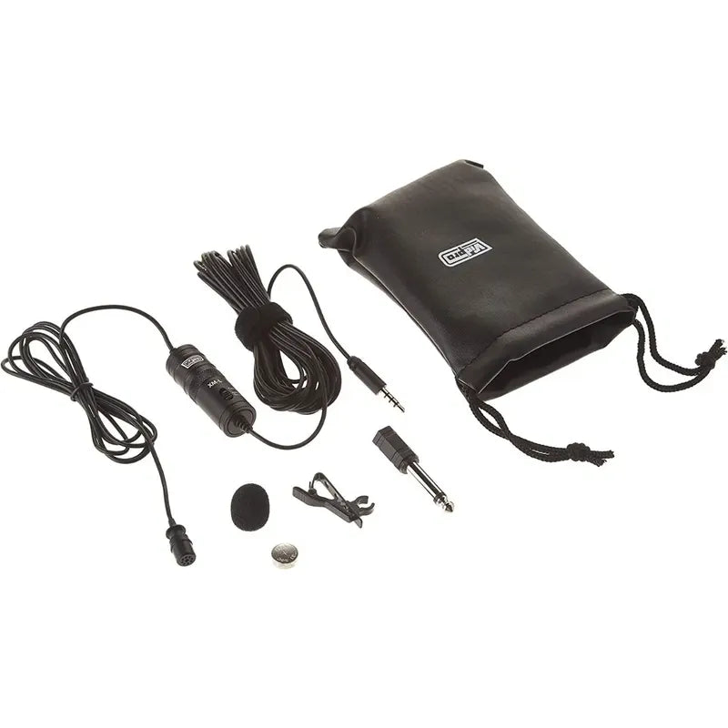Vidpro Xm-l Lavalier Microfono Cable Audio, Dslrs, Gopro Etc Negro