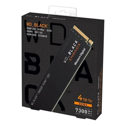 M.2 Wd_black Sn850x 4tb Pci-express 4.0, 7300mb Read/write