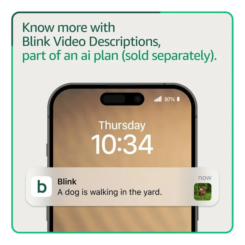 Timbre Alexa Blink Cámara Hd Wifi Amazon+ Modulo Sync Core Negro