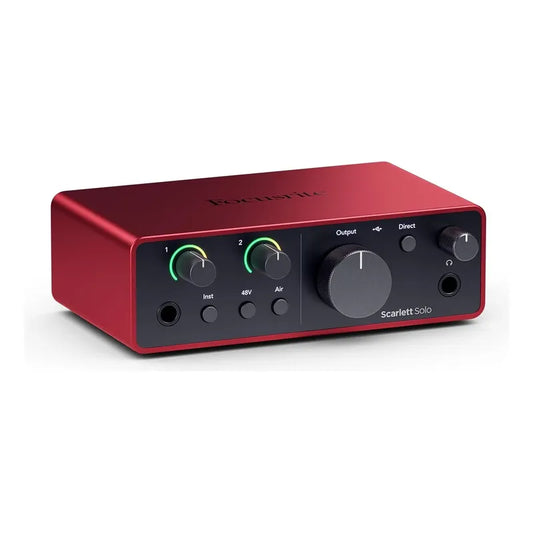 Interfaz De Audio Focusrite Scarlett Solo 4ta Gen