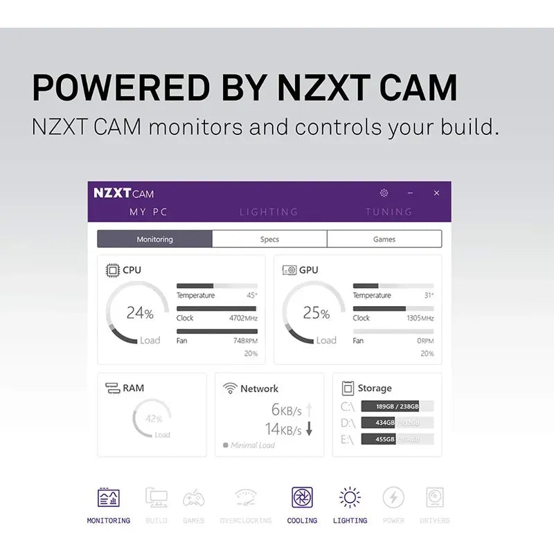 Controlador Para 2rgb Y 3fan Nzxt