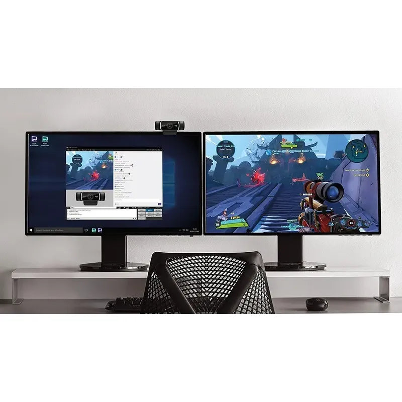 Cámara Logitech C922 Pro Hd Stream Webcam+ Tripode Negro