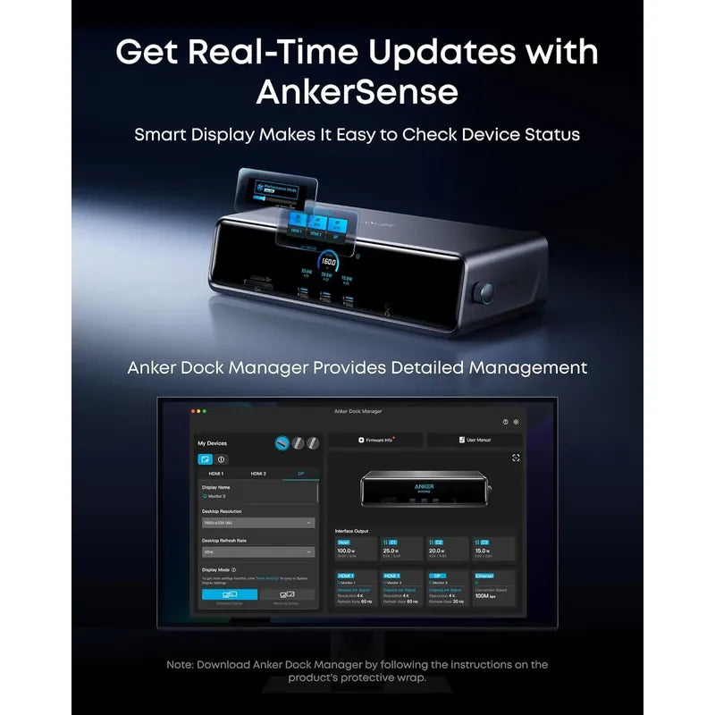 Anker Docking Station Supreme Performance For 3 Displays
