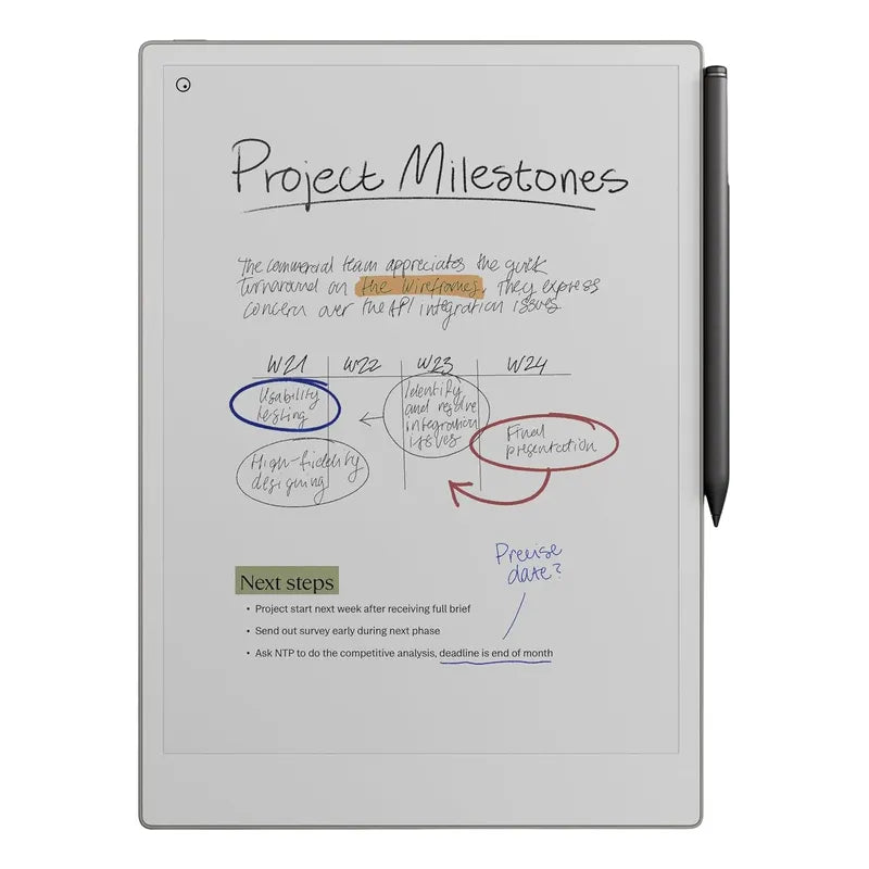 Remarkable  Paper Pro Tablet De Lectura+ Marker Plus+ Folio Gris