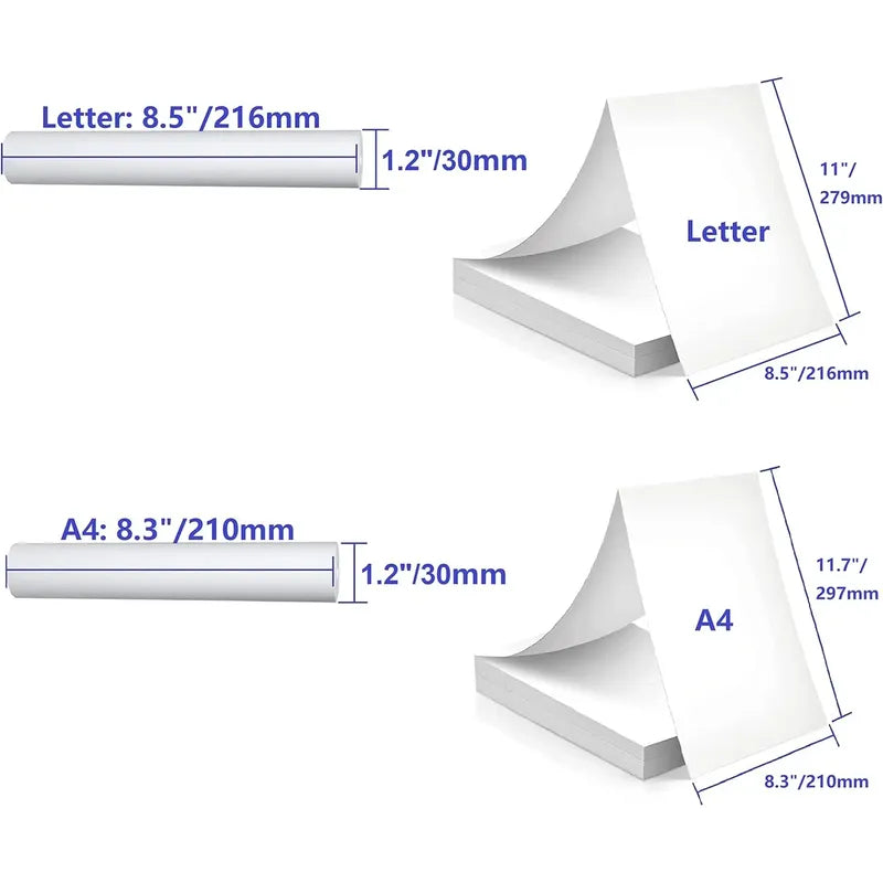Papel A4 Térmico Iooioo 200 Hojas 48g Blanco