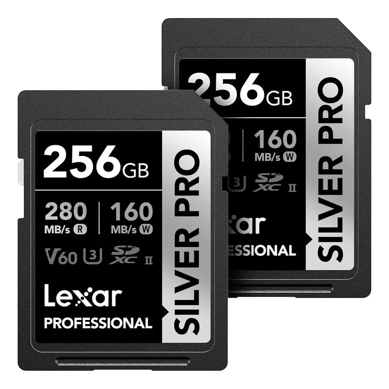 Memoria Lexar Silver Pro Sdxc Uhs Ii 256gb X2 280-160mb/s
