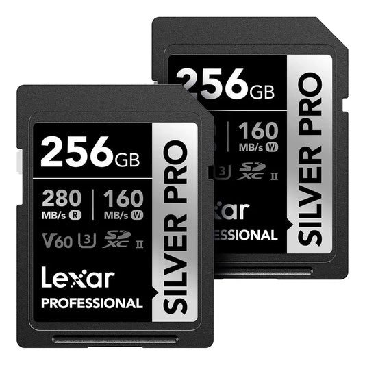 Memoria Lexar Silver Pro Sdxc Uhs Ii 256gb X2 280-160mb/s