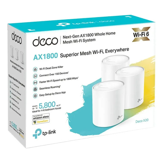 Router Tp-link Deco X20 Wifi 6 Mesh Wifi Ax1800 Pack De 3