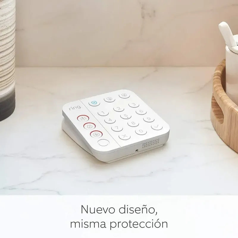 Kit 5 Piezas Ring Alarm 2da Gen Con Alexa Sistema Seguridad