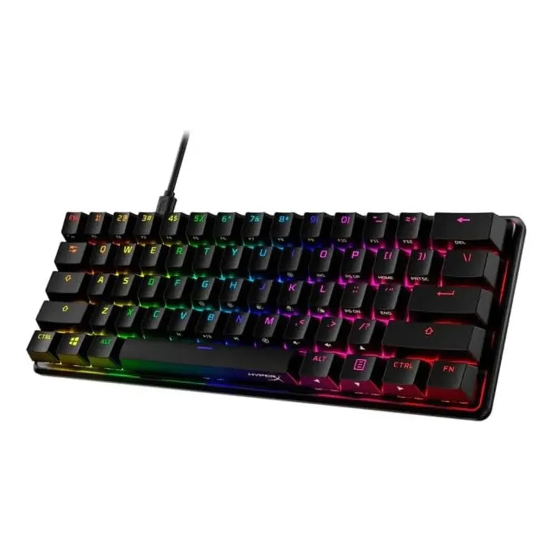 Teclado Gamer Hyperx Alloy Origins 60 Pc Ps4 Xbox One Negro Inglés Us