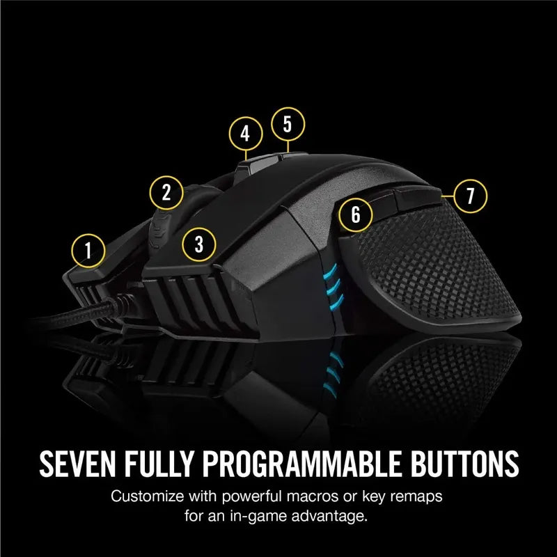 Mouse Corsair Ironclaw Rgb Fps Moba Gaming 18000 Dpi