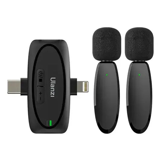 Micrófono Ulanzi V6 Duo 3-in-1 Wireless Usb-c Y Lightning