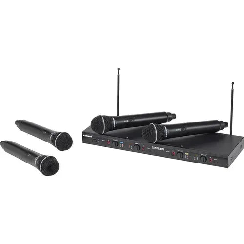Sistema Inalámbrico Portátil Samson Stage 412 Vhf 4 Canales
