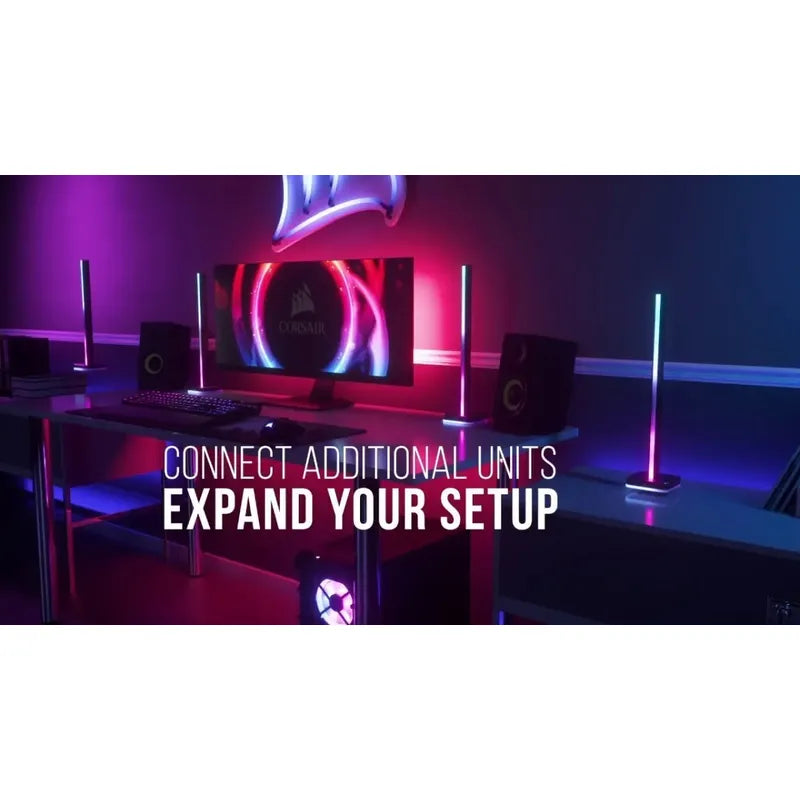 Corsair Icue Lt100 Kit, Torre De Iluminación Inteligente