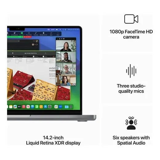 Laptop Apple 14  Macbook M3 Pro 512gb Ssd A2918 Gris Espacial