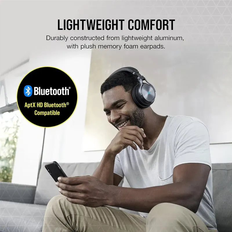 Audífonos Premium Corsair Virtuoso Rgb Wireless Xt