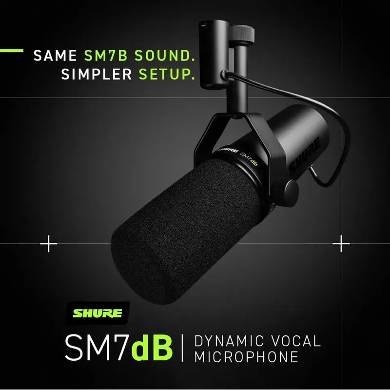 Micrófono Vocal Dinámico Shure Sm7db Compra Dircta Marca Usa