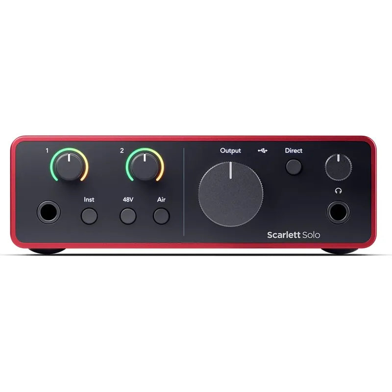 Interfaz De Audio Focusrite Scarlett Solo 4ta Gen