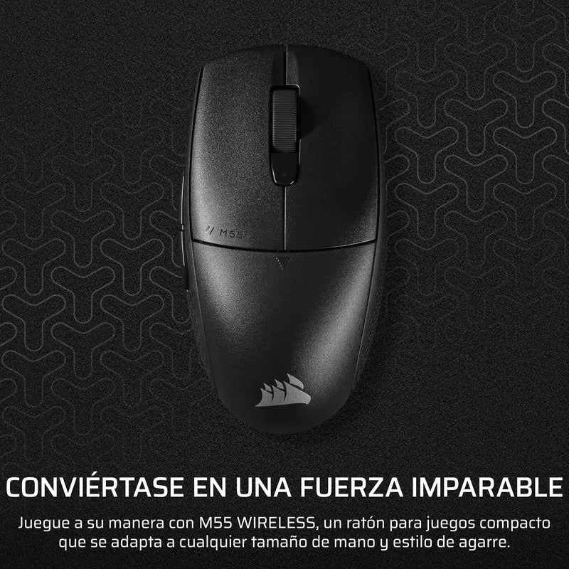 Corsair M55 Wireless Mouse Ligero Para Juegos Fps 24.000dpi