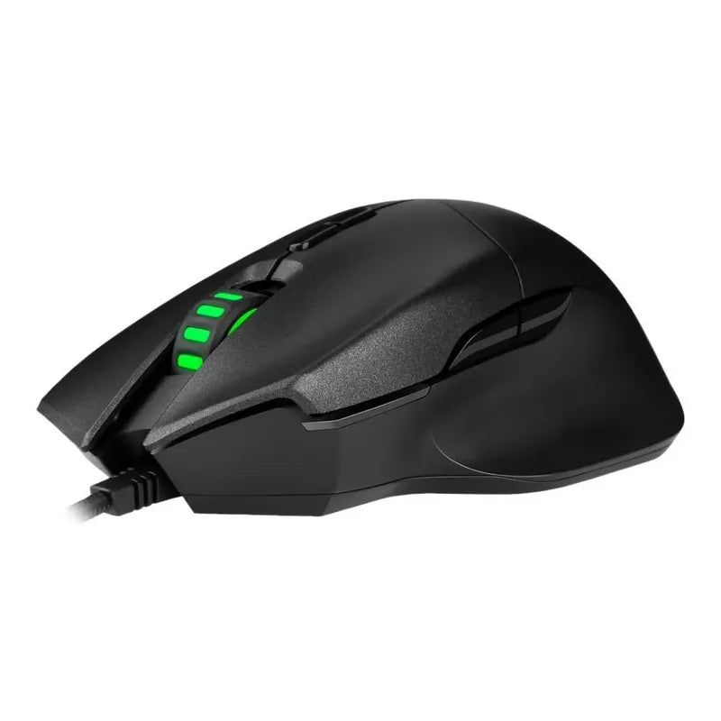Mouse Óptico Gaming Rosewill D12 Con 8 Botones 4000 Dpi  Negro